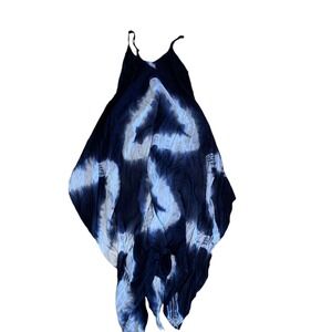 RAVIYA Tie Dye Handkerchief Dress‎ Sleeveless Casual Summer Medium